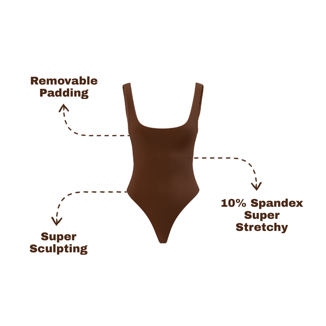 SQUARE NECK BODYSUIT