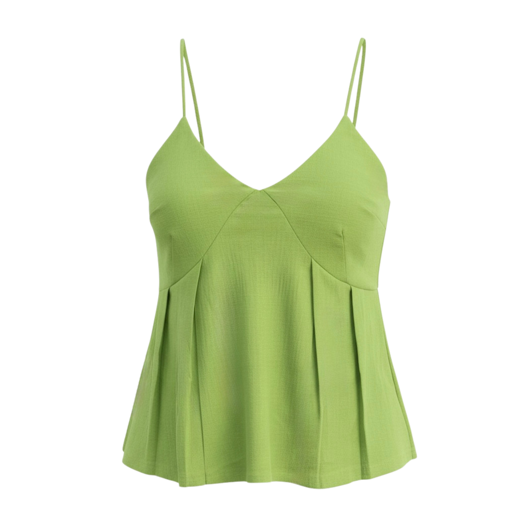 PLEATED CAMI TOP