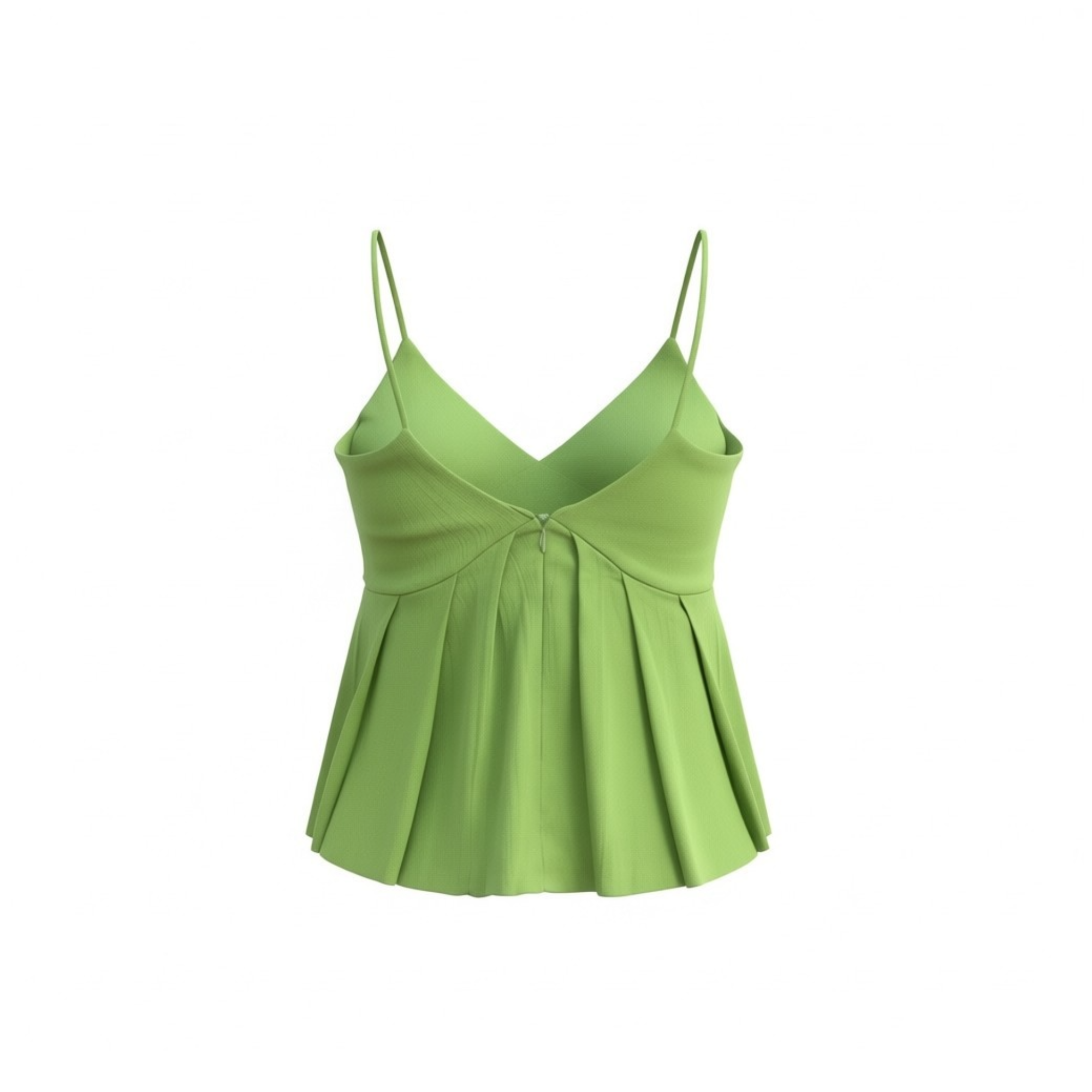 PLEATED CAMI TOP