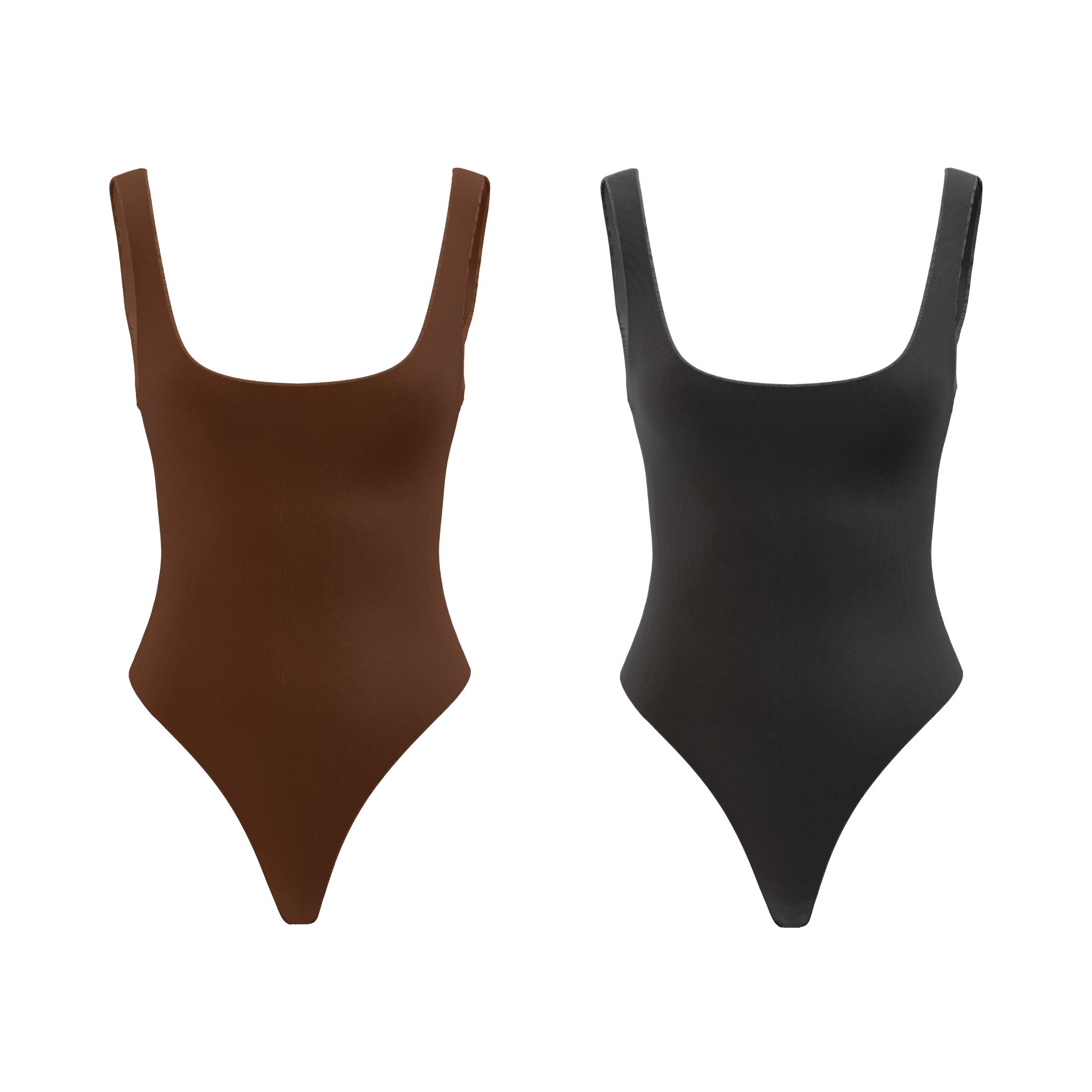 SQUARE NECK DUO (ESPRESSO & MIDNIGHT)